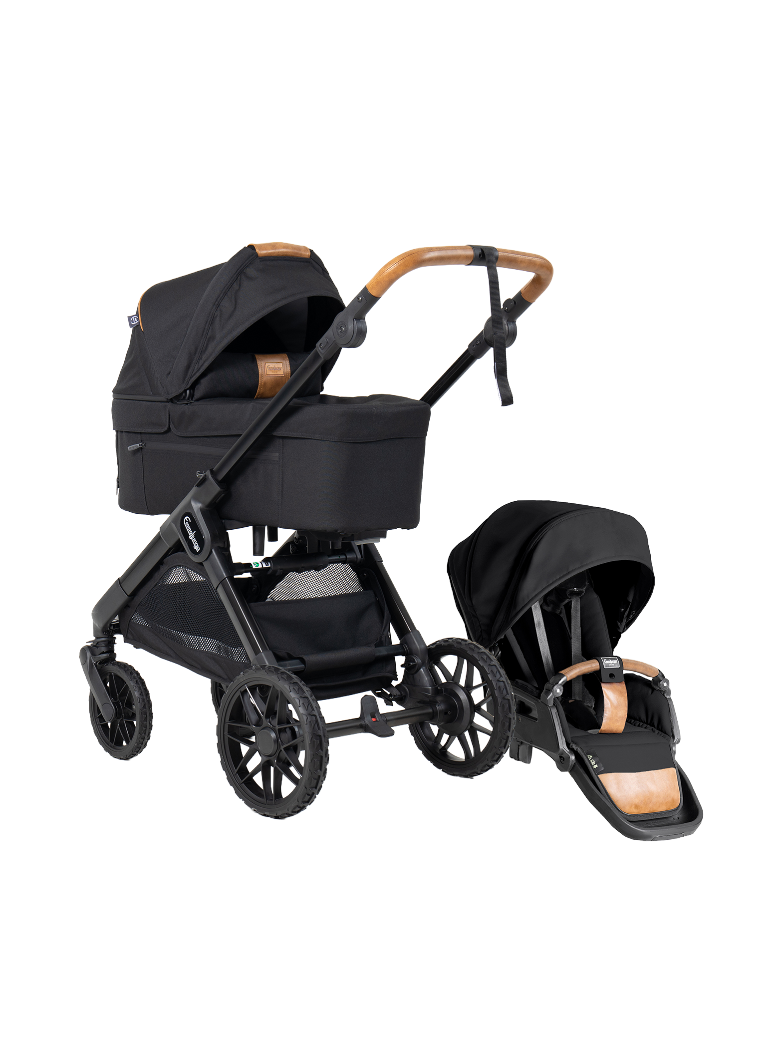 Emmaljunga Sento Max Flat+ - Outdoor Black